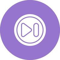 Next Track Button Vector Icon