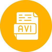 AVI Vector Icon