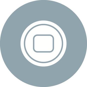 Stop Button Vector Icon