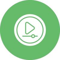 Video Play Button Vector Icon