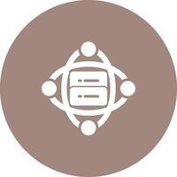 Cluster Server Vector Icon