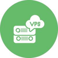 VPS Hosting Vector Icon