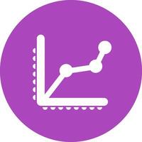 Line Chart Vector Icon