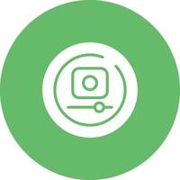 Video Record Circle Vector Icon