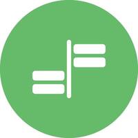 Horizontal Alignment Vector Icon