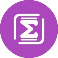 Summation Vector Icon