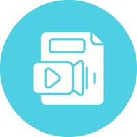 Video File Vector Icon