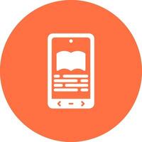 E book Reader Vector Icon