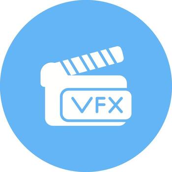 icono de vector de claqueta
