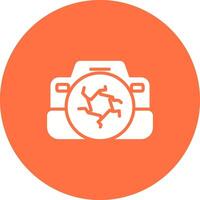 icono de vector de cámara dslr