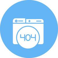 404 Error Vector Icon