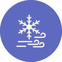 icono de vector de copo de nieve