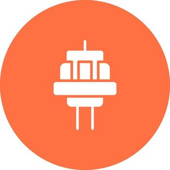 icono de vector de enchufe