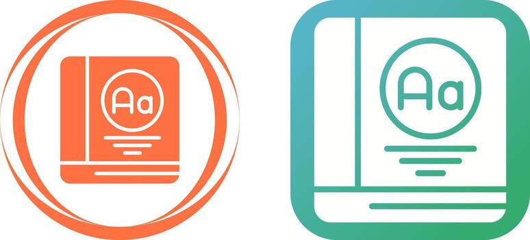 Dictionary Vector Icon