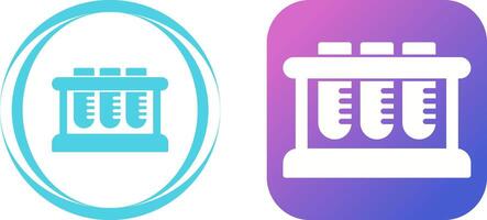 Test Tube Rack Vector Icon