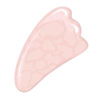 Accessory for gua sha massage. vector