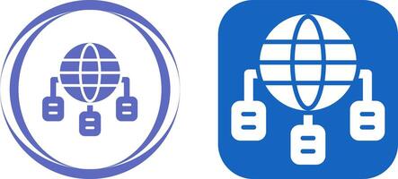 Network as a Service Vector Icon
