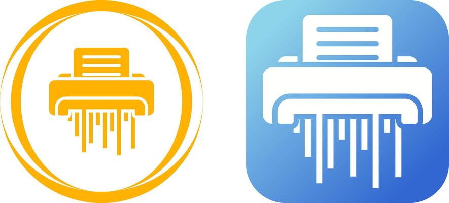 Shredder Vector Icon