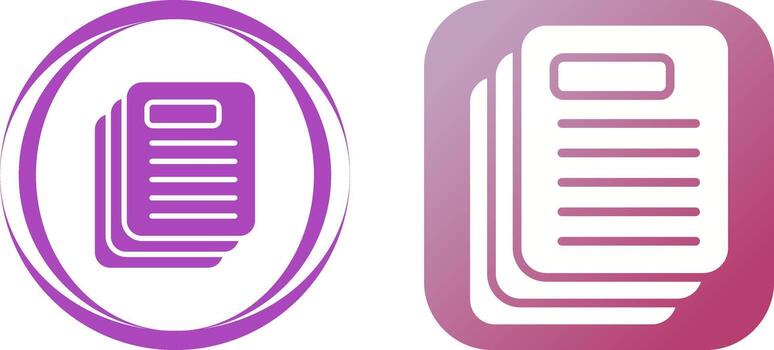 Document Vector Icon