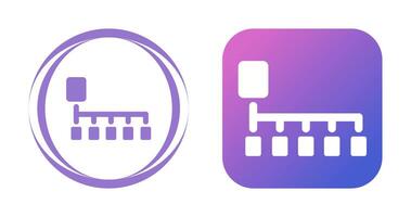 Card Sorting Vector Icon