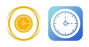 Clock Three Vector Icon