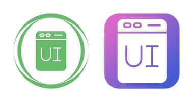User Interface Design Vector Icon