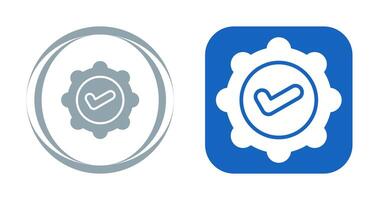 Badge Check Vector Icon