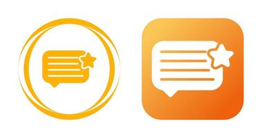Feedback Vector Icon