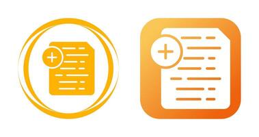 Document Insert Icon Vector Icon