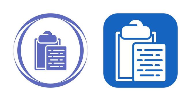 Document Paste Vector Icon