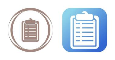 Clipboard with documents Vector Icon
