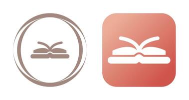 Open Book Vector Icon