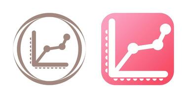 Line Chart Vector Icon