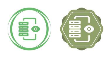 Server Monitoring Vector Icon