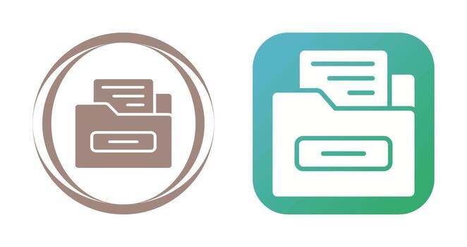 File Folder Vector Icon