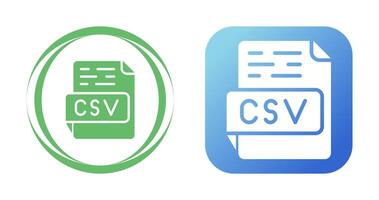 CSV Vector Icon