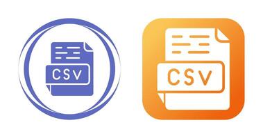 CSV Vector Icon