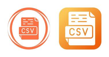 CSV Vector Icon