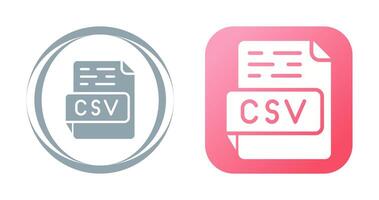 CSV Vector Icon