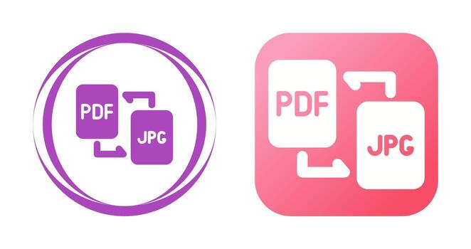Document Conversion Vector Icon