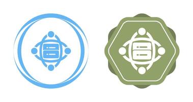 Cluster Server Vector Icon