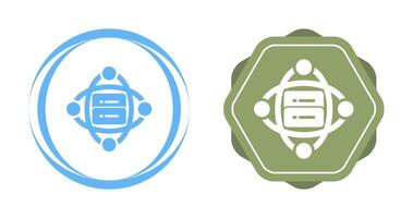 Cluster Server Vector Icon