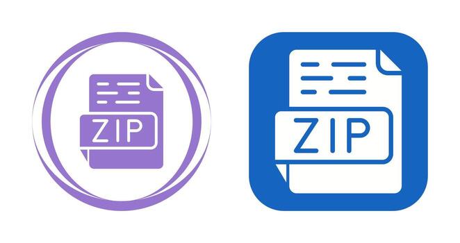 ZIP Vector Icon