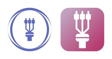 cable terminación manga vector icono