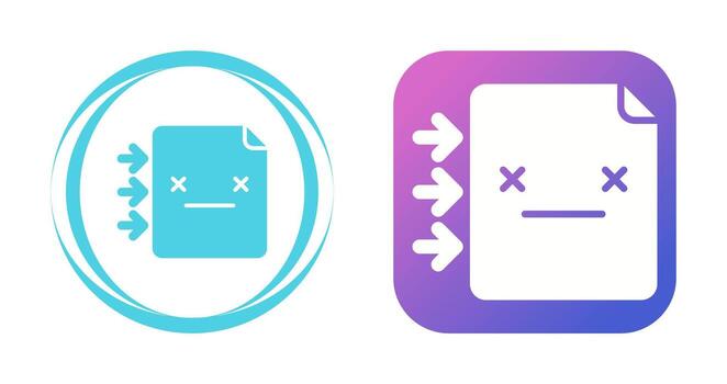 icono de vector de documento