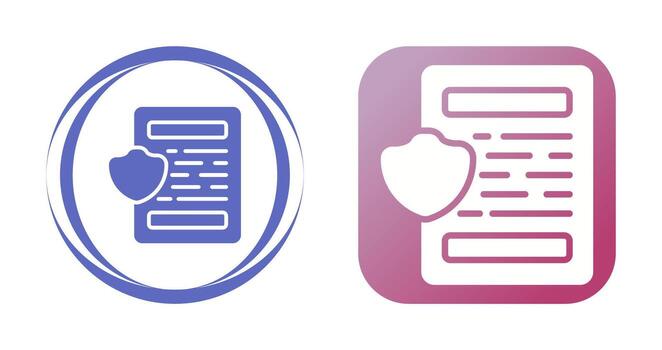 icono de vector de documento