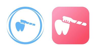 Brushing Teeth Vector Icon