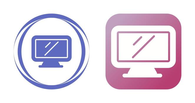 Computer Vector Icon