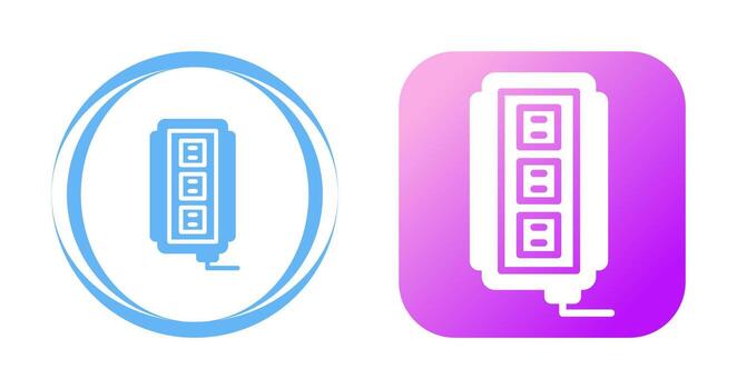 icono de vector de enchufe
