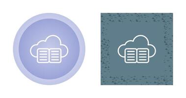 Cloud Training Vector Icon